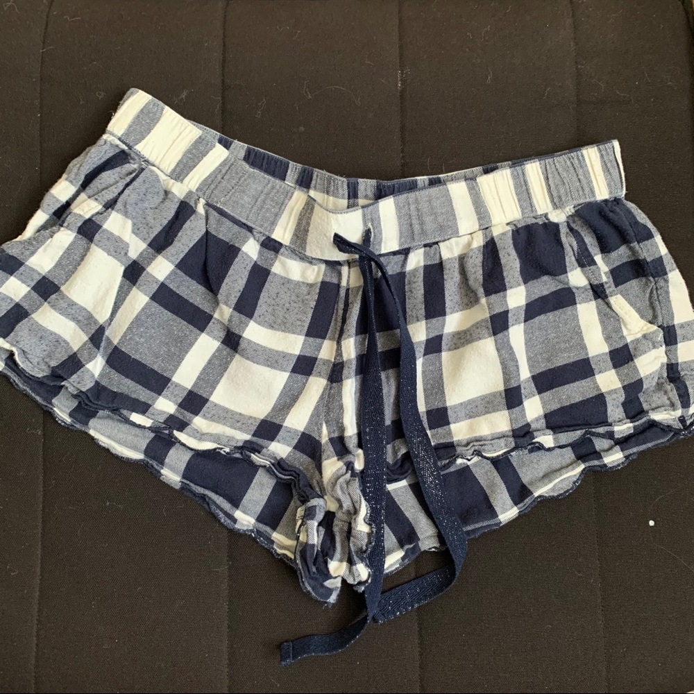 Aerie flannel pajama shorts